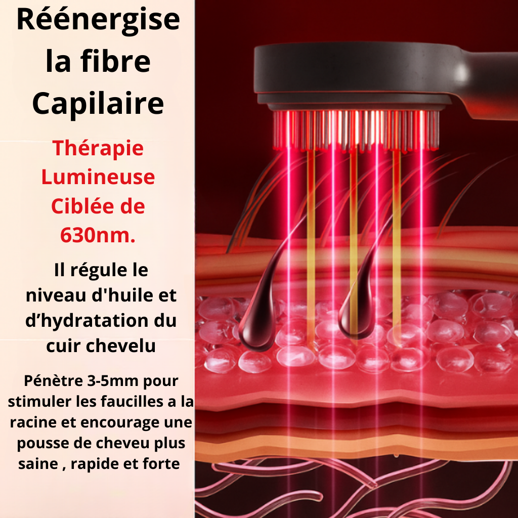 Brosse capillaire anti-chute et stimulante - Shape-Hair™